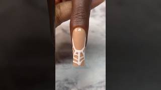 Recreating my old practice nails with a twist Pt1 😳 roadto500subs nails spookynails nailtech [upl. by Nel]