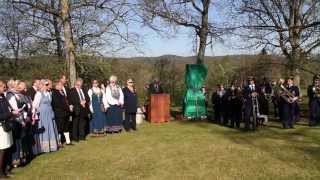 17 mai ved Hemnes gamle kirkegård 2014 [upl. by Melborn]