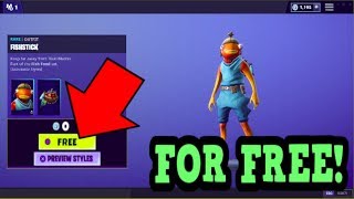 HOW TO GET FISHSTICK SKIN FOR FREE Fortnite Old Skins [upl. by Eardnoed]