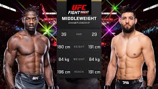 Jared Cannonier vs Nassourdine Imavov Full Fight  UFC Fight Of Night [upl. by Nadabus]