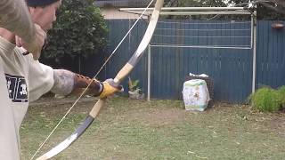 Backyard Archery 2020 Slow Motion Arrow Flight Archers Paradox [upl. by Gillie]