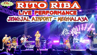 Rito Riba  Live Performance At Meghalaya Jengjal Airport Tura [upl. by Chatwin]