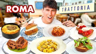 Questa è una gran bella TRATTORIA a Roma [upl. by Pylle845]