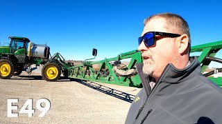 Larrys Life E49  John Deere R4038 Sprayer Booms Wont Fold [upl. by Joliet]