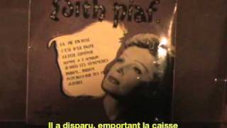 Edith Piaf La Fête Continue French amp English Subtitles [upl. by Arac]