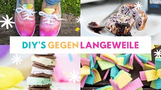 4 DIYs und Rezepte  Bastelideen gegen Langeweile in den Sommerferien  Teil 2 [upl. by Candi783]