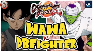 DBFZ Wawa vs DBFighter Black GogetaSS4 Trunks vs GokuSSJ Gohan Piccolo [upl. by Anuat464]