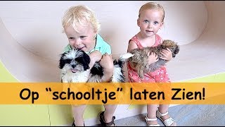 PUPPYS NAAR KiNDERDAGVERBLiJF  Bellinga Family Vlog 679 [upl. by Orlosky]