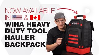 Wiha Heavy Duty Tool Hauler Backpack  MustHave for Pros  Now Available in the US amp Canada [upl. by Ahras850]