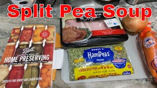 Split Pea Soup  Great Recipe From The Packaging  Hursts Ham Peas [upl. by Lanta]