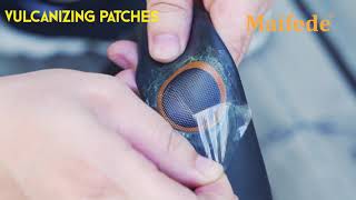 Bike Vulcanizing Patch Tutorial [upl. by Anade897]