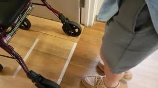 Parkinsons Disease Cueing ambulation improved walking [upl. by Enrev]