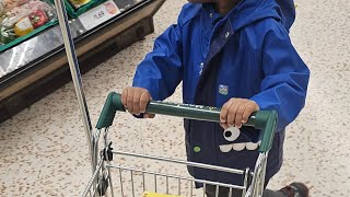 A Day in the Life My Son Shopping with a Kids Trolley [upl. by Nnaecarg]