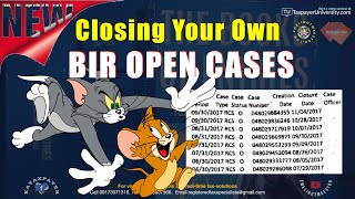 Closing your own BIR open stopfiler cases or Open Cases [upl. by Ecinnaj]