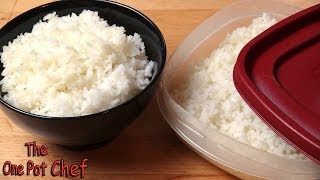 Quick Tips Freezing and Reheating Cooked Rice  One Pot Chef [upl. by Nester]