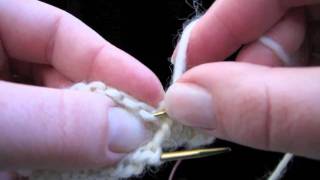 KNITFreedom  The Picot Hem How To Knit A Picot Edge [upl. by Stromberg]