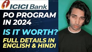 ICICI PO PROGRAM 2024  ICICI PROBATIONARY OFFICER  icicibank manipaluniversity bankingsector [upl. by Nirual]