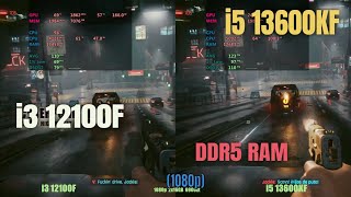 i3 12100f vs i5 13600kf DDR5 RAM [upl. by Idurt]