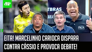 FALOU MER OLHA como Marcelinho Carioca DETONOU Cássio e PROVOCOU DEBATE sobre o Corinthians [upl. by Aisiat454]