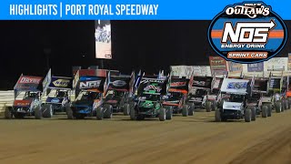 World of Outlaws NOS Energy Drink Sprint Cars  Port Royal Speedway  October 6 2023  HIGHLIGHTS [upl. by Arnie]