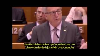 Jean Claude Juncker habla de quotvarios líderes de otros planetasquot [upl. by Reede]