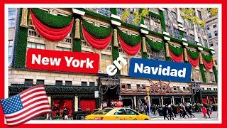 🎄NAVIDAD en Nueva York  Rockefeller tree y vidrieras Turismo en Estados Unidos EEUU [upl. by Castillo609]