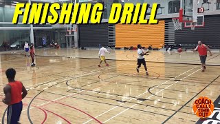 Finishing Drill Full Court Passing Layups  Warmup Basketball Drills [upl. by Eniretac]