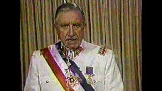 Pinochet Presidente de Chile Discurso de despedida completo con himno nacional [upl. by Cirilo638]