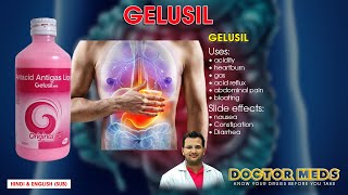 GELUSIL I Acidity I Heartburn I Abdominal Pain Doctor Meds Uses In Hindi amp EnglishSub [upl. by Eimak808]