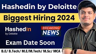 Hashedin By Deloitte OffCampus Drive 2024  Biggest Hiring  BEBTECHMEMTECHMCAMSC [upl. by Erena248]