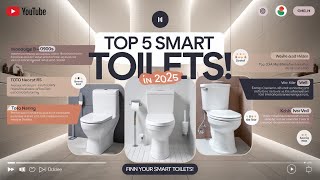 Top 5 BEST Smart Toilets in 2025 amazon [upl. by Schriever]