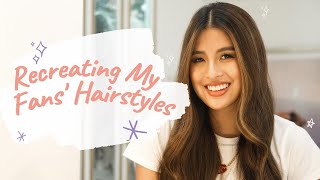 Recreating my Fans Hairstyles the Salontastic Way with Pantene  Gabbi Garcia [upl. by Otreblanauj]