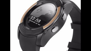 Timeowner Bluetooth Smart Watch V8 SIM Card TF Card HD Circular Screen Smart Wrist Watch For Apple I [upl. by Lean826]