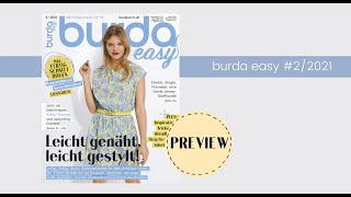 Preview in die neue burda easy 321 [upl. by Ajiram713]