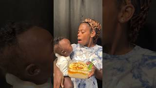 THIS IS WHAT HAPPEN WHEN YOUR BABY IS GREEDY🤣🤣 shorts shortvideo viral [upl. by Nabru]