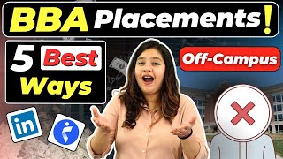 💥5 Best Ways to get BBA Jobs🤩Off Campus PlacementInternshipsOnline💥BBA BBAJobs BBAPlacements [upl. by Assirim]