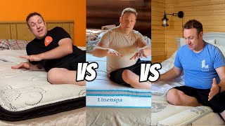 Which hybrid mattress is best Linenspa vs Cool Gel vs Ashley Signature design [upl. by Einej]