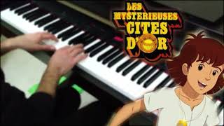 Les Mysterieuses Cités Dor  Générique piano [upl. by Chandal237]