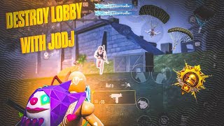 DESTROY LOBBY WITH JODJ l IPHONE 11 💀l BATTLEGROUND MOBILE INDIA [upl. by Leslie315]