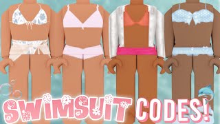 Aesthetic Roblox Swimsuits WITH CODES  LINKS  BLOXBURG BROOKHAVEN BERRY AVENUE [upl. by Harihs]