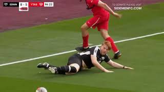 Angryginge13 best sidemen charity match highlights [upl. by Yedrahs762]