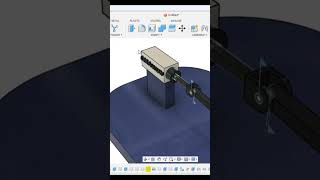 singlepiston engine demonstrating the conversion mechanical energy principles cadcam fusion360 [upl. by Martainn570]