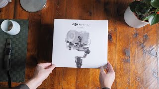 DJI RS4 Pro Combo Unboxing and Features [upl. by Skipton]