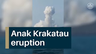 Anak Krakatau eruption 2 September 2019 [upl. by Banquer]