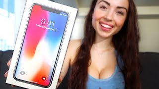 iPHONE X UNBOXING [upl. by Market664]