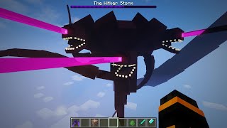 Wither Storm Engender Mod MC JAVA Wither Storm in MinecraftAll StageEnderFoxBoy MC🦊 [upl. by Rimaa]