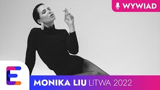 Eurowizja 2022 Monika Liu Litwa 🇱🇹  quotChcę żeby ludzie przestali być w ciągłym bieguquot Wywiad [upl. by Eiznikcm583]