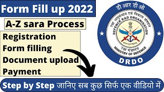 DRDO Form Fill up 2022  DRDO Form Fill Kaise Kare  Process  CEPTAM 10 [upl. by Malka]