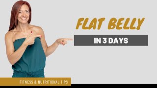 3 Day Flat Belly Detox Diet Plan  Beat Bloat and Inflammation [upl. by Ecilahc]