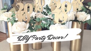 DIY PARTY DECOR  2019 GRADUATION PARTY DIY IDEAS  AFFORDABLE AND ELEGANT [upl. by Lehman]